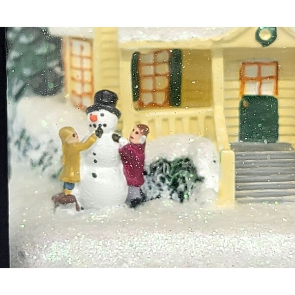 Bradford Exchange Thomas Kinkade Believe Lighted Christmas Lantern Holiday Decor - Picture 10 of 17